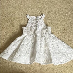 Lilly Pulitzer White Eyelet Kids Dress